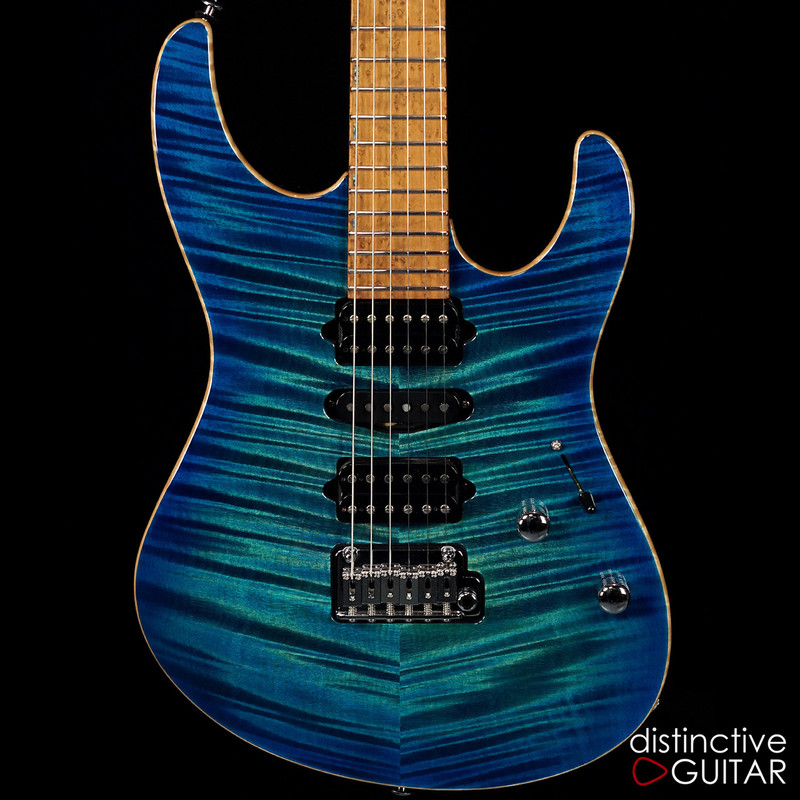 Suhr Modern Custom Aqua Blue Burst JS6Y5L